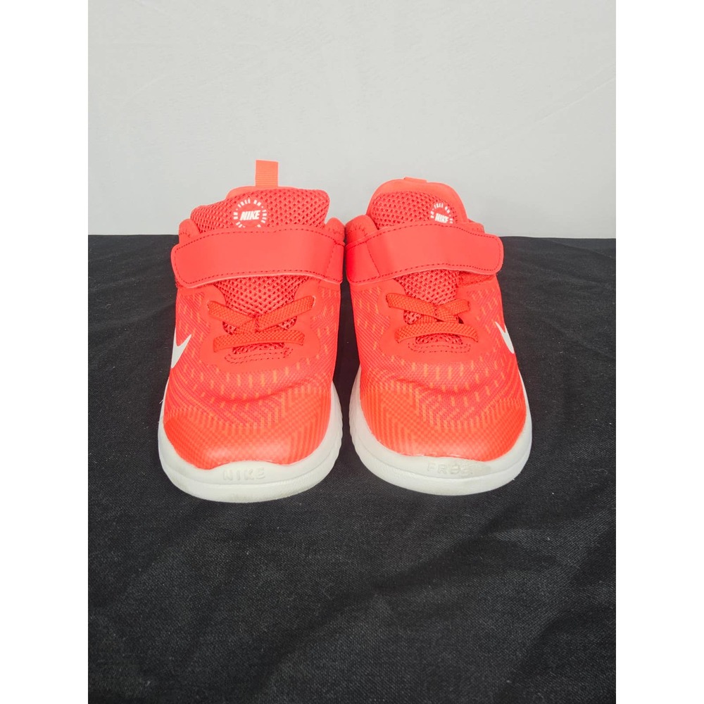 Kids Nike Free Speed Red/Vast Grey Marathon Running Shoes Size: US 10C